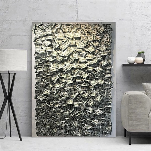Abstract Money Art Poster